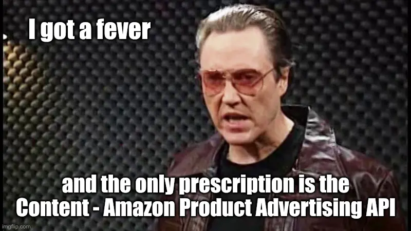Content - Amazon Product Advertising API