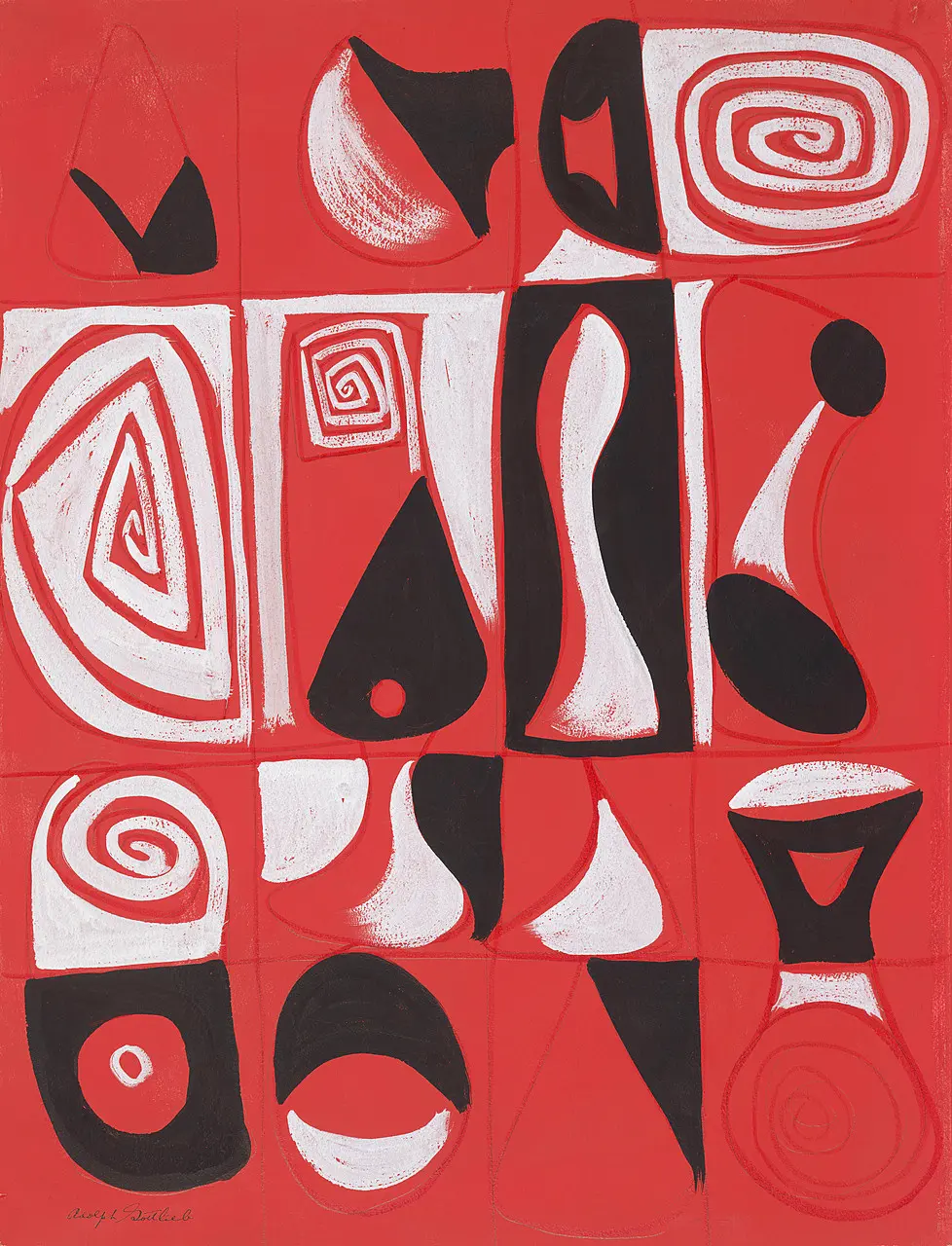 Painting by Adolph Gottlieb