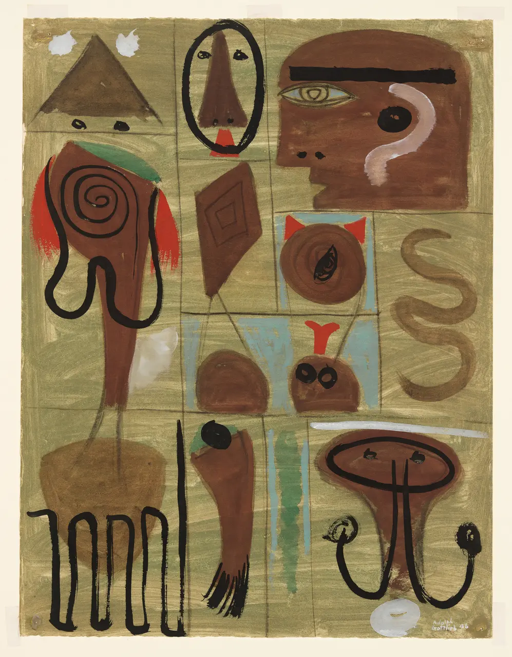 Painting by Adolph Gottlieb