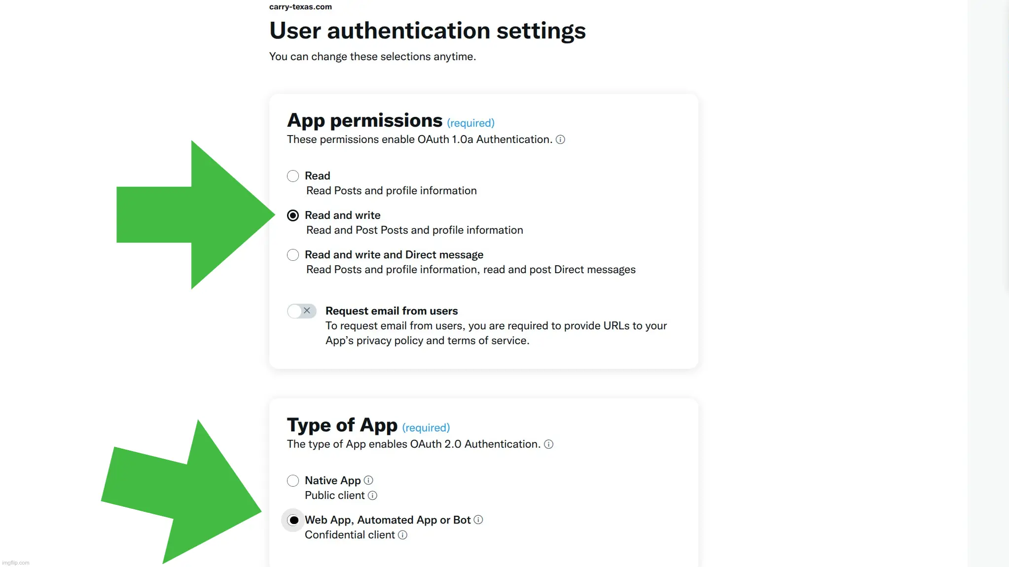Authentication Settings Part 1