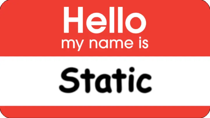 User - Static Name